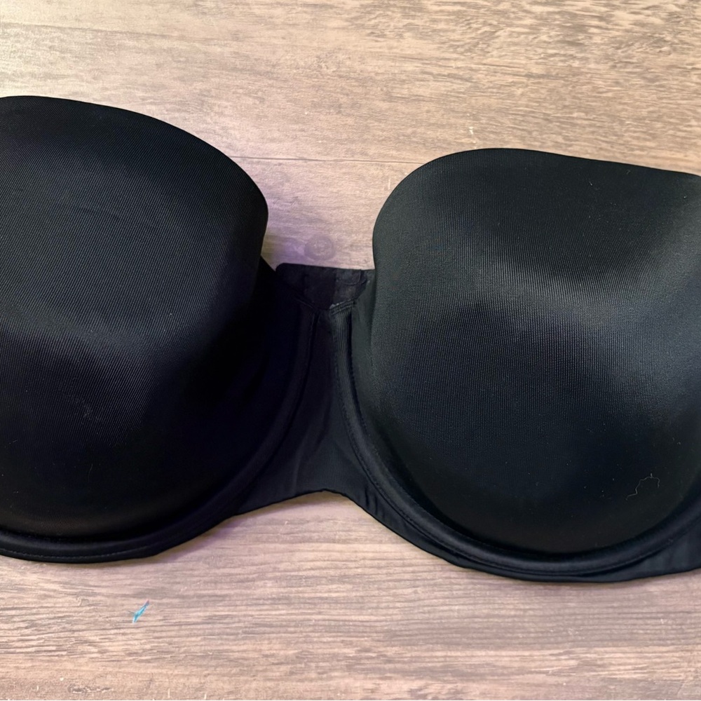 Cacique Black Strapless Bra